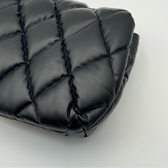 (SOLD) Balenciaga Nappa Calfskin Quilted Touch Black B Clutch Bag - Picture 14 of 15